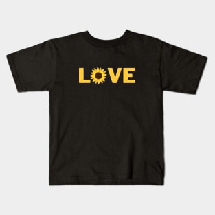 Sunflower Love Kids T-Shirt